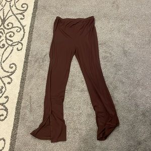 Brown Shein Maternity Pants Size M